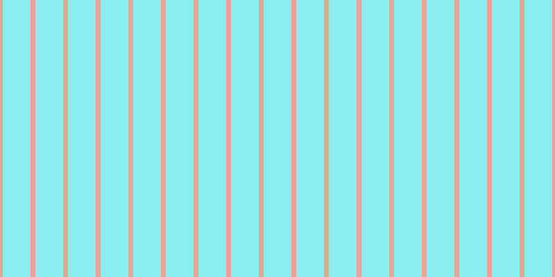 #18dee0 (50%), #eba393 vertical lines, seven pixels wide, forty pixels apart