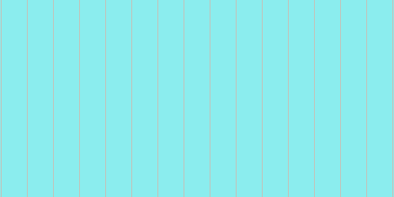 #18dee0 (50%), #eba393 vertical lines, one pixels wide, fifty-two pixels apart