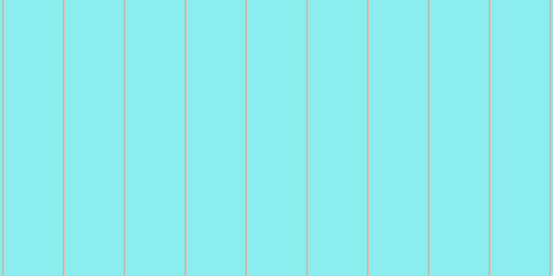 #18dee0 (50%), #eba393 vertical lines, two pixels wide, eighty-six pixels apart