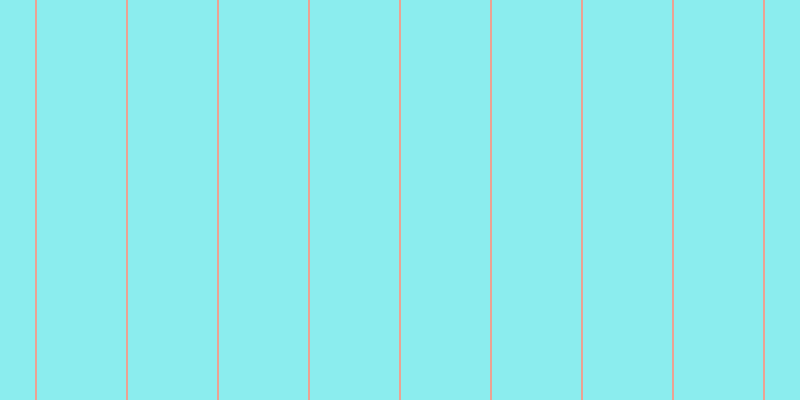 #18dee0 (50%), #eba393 vertical lines, two pixels wide, eighty-nine pixels apart
