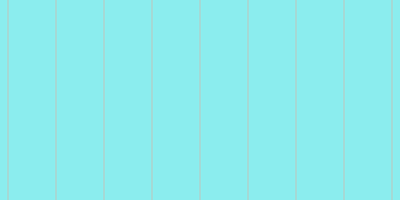 #18dee0 (50%), #eba393 vertical lines, one pixels wide, ninety-five pixels apart