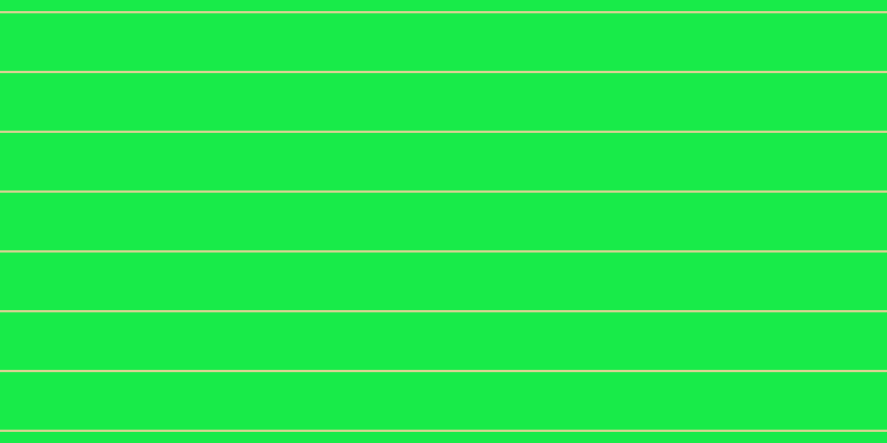 #18eb49, #dbd393 horizontal lines, two pixels wide, fifty-two pixels apart