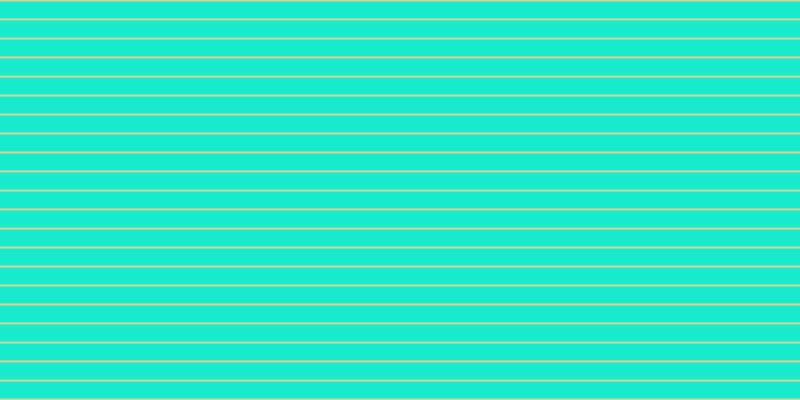 #18ebcd, #dbd393 horizontal lines, two pixels wide, seventeen pixels apart