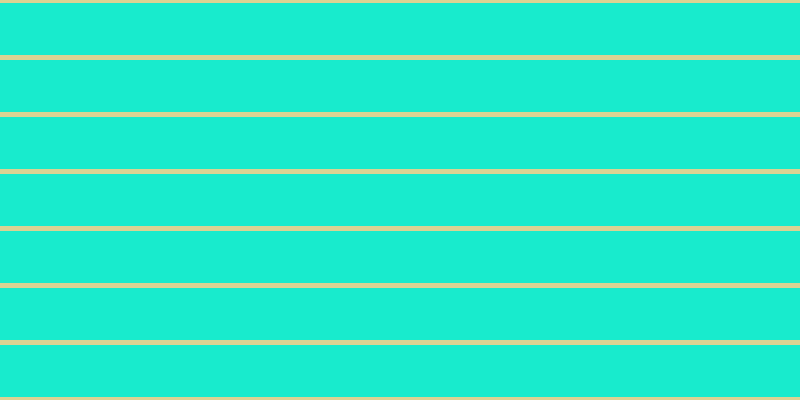 #18ebcd, #dbd393 horizontal lines, five pixels wide, fifty-two pixels apart