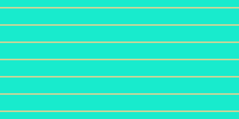 #18ebcd, #dbd393 horizontal lines, five pixels wide, fifty-three pixels apart