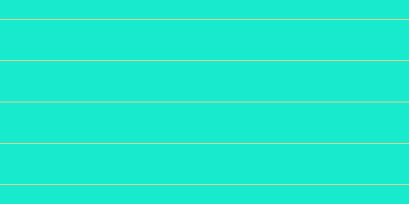 #18ebcd, #dbd393 horizontal lines, two pixels wide, seventy-nine pixels apart