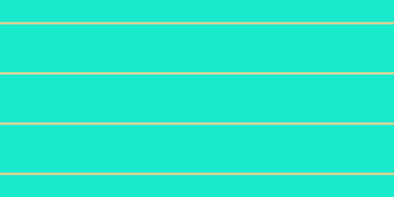 #18ebcd, #dbd393 horizontal lines, five pixels wide, ninety-seven pixels apart