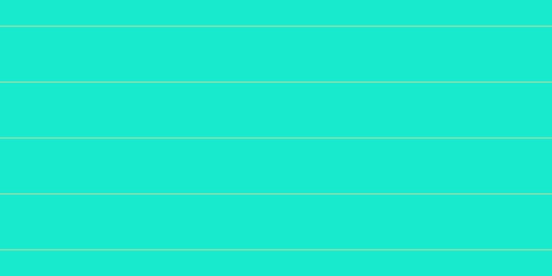 #18ebcd, #fcd393 horizontal lines, one pixels wide, eighty pixels apart