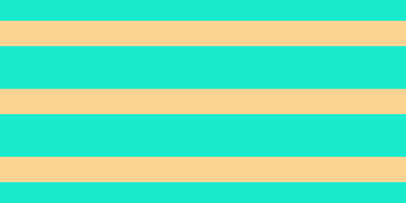 #18ebcd, #fcd393 horizontal lines, fifty pixels wide, eighty-four pixels apart