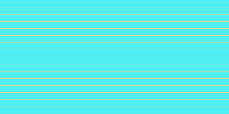 #18ebee (75%), #dbd393 horizontal lines, two pixels wide, twenty-three pixels apart