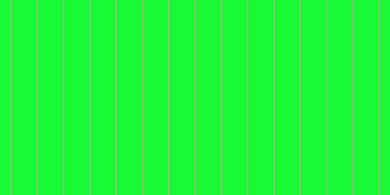 #18fa34, #caa393 vertical lines, two pixels wide, fifty-two pixels apart