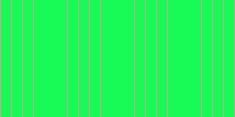 #18fa55, #caa393 vertical lines, two pixels wide, thirty-six pixels apart