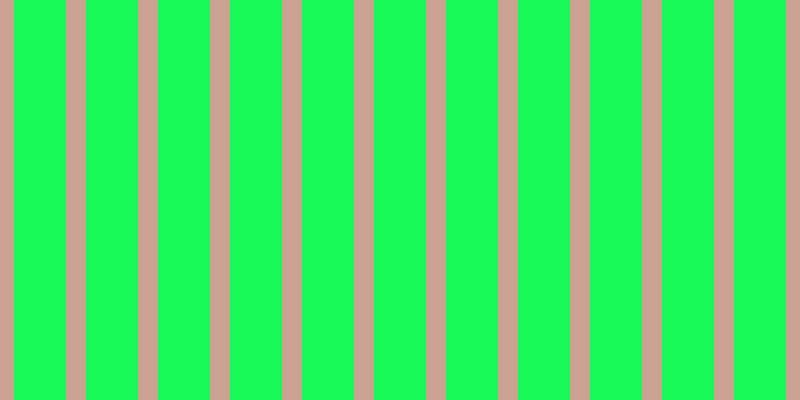 #18fa55, #caa393 vertical lines, twenty pixels wide, fifty-two pixels apart