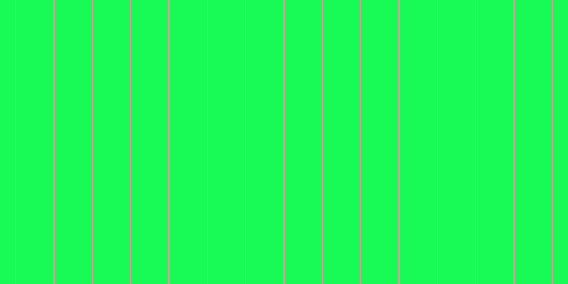 #18fa55, #caa393 vertical lines, two pixels wide, fifty-two pixels apart