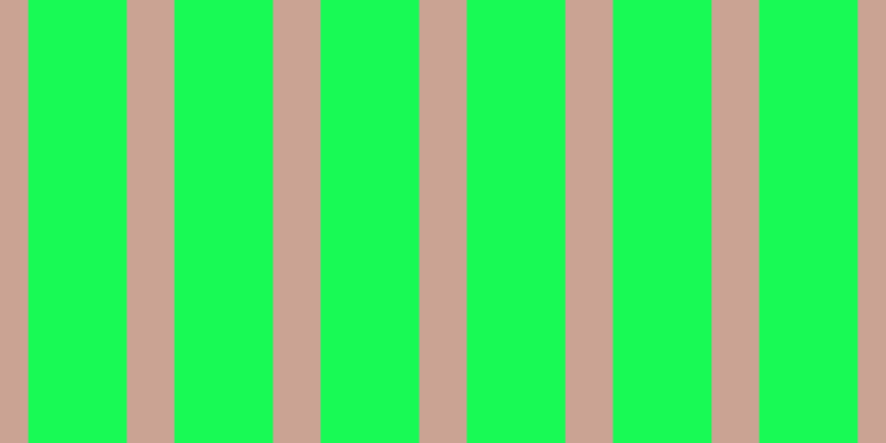#18fa55, #caa393 vertical lines, forty-three pixels wide, eighty-nine pixels apart