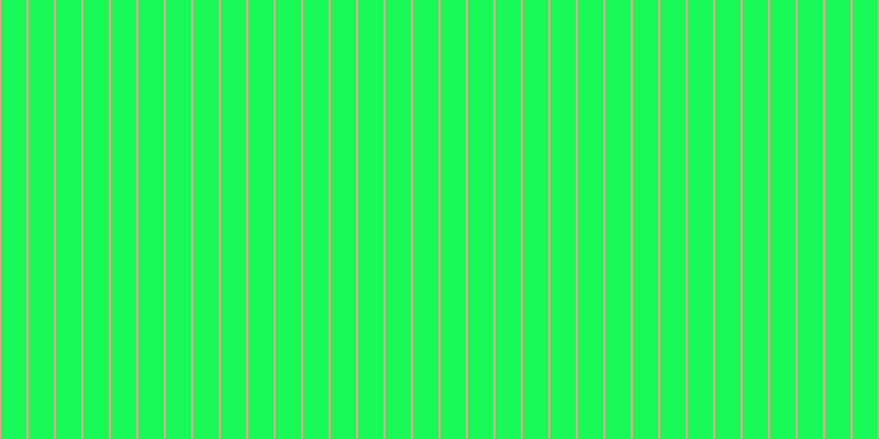 #18fa55, #eba393 vertical lines, two pixels wide, twenty-three pixels apart