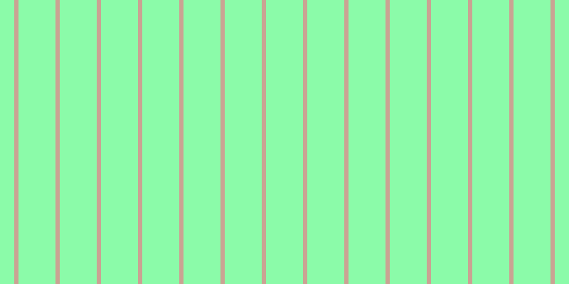 #18fa55 (50%), #caa393 vertical lines, six pixels wide, fifty-two pixels apart