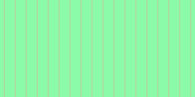 #18fa55 (50%), #eba393 vertical lines, two pixels wide, forty-three pixels apart