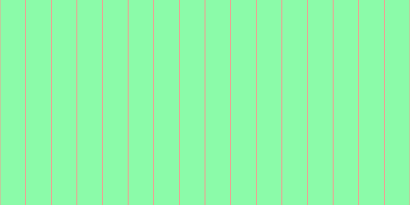 #18fa55 (50%), #eba393 vertical lines, two pixels wide, forty-eight pixels apart