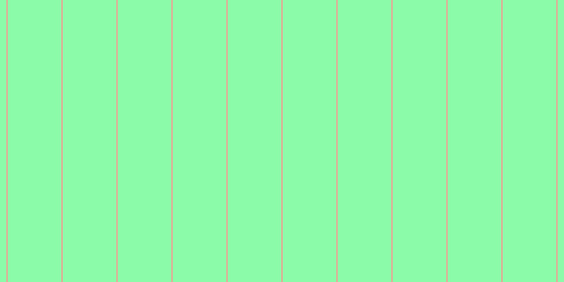 #18fa55 (50%), #eba393 vertical lines, two pixels wide, seventy-six pixels apart