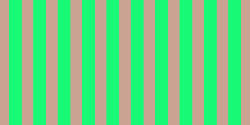 #18fa76, #caa393 vertical lines, thirty-seven pixels wide, forty-one pixels apart