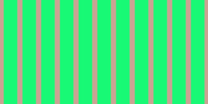 #18fa76, #caa393 vertical lines, twenty pixels wide, fifty-two pixels apart