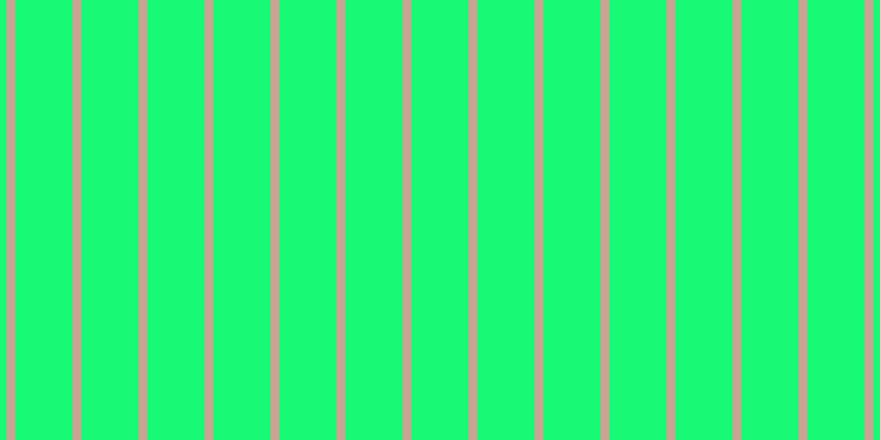 #18fa76, #caa393 vertical lines, eight pixels wide, fifty-two pixels apart