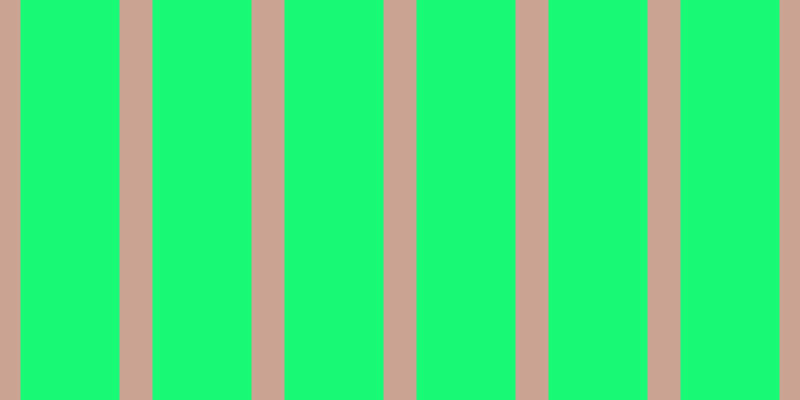 #18fa76, #caa393 vertical lines, thirty-three pixels wide, ninety-nine pixels apart