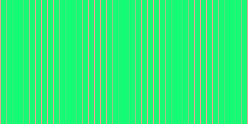 #18fa76, #eba393 vertical lines, two pixels wide, seventeen pixels apart