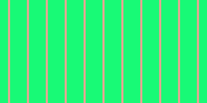 #18fa76, #eba393 vertical lines, eight pixels wide, sixty-five pixels apart