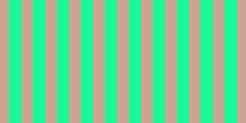 #18fa97, #caa393 vertical lines, thirty-seven pixels wide, forty-one pixels apart
