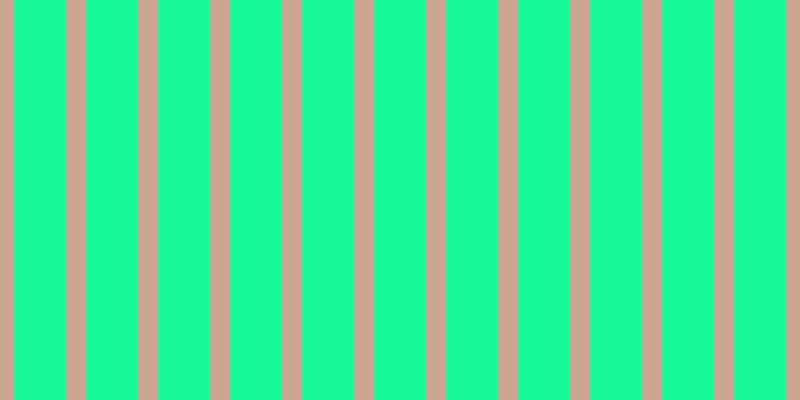 #18fa97, #caa393 vertical lines, twenty pixels wide, fifty-two pixels apart