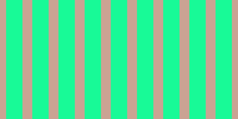 #18fa97, #caa393 vertical lines, thirty-three pixels wide, fifty-five pixels apart