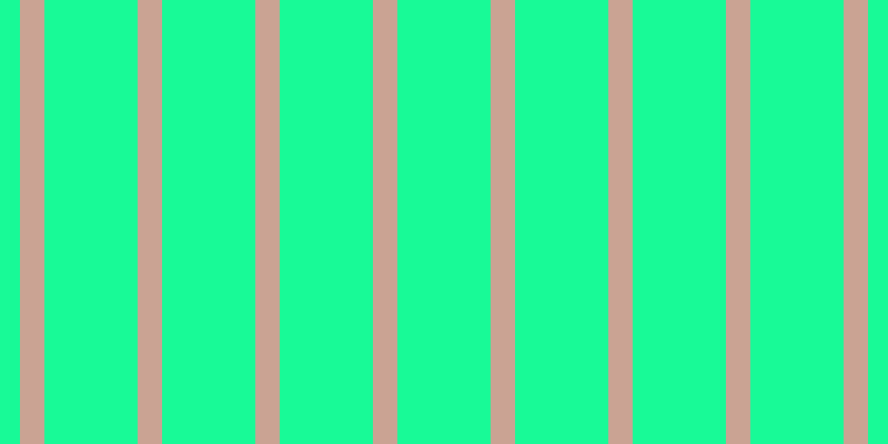 #18fa97, #caa393 vertical lines, twenty-two pixels wide, eighty-four pixels apart