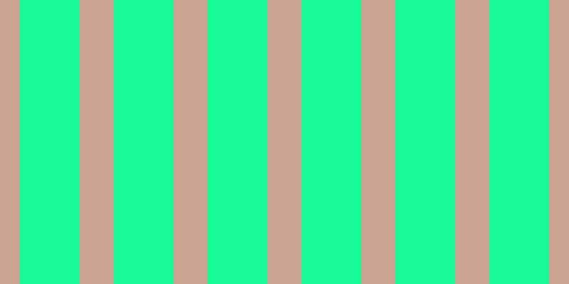 #18fa97, #caa393 vertical lines, forty-eight pixels wide, eighty-four pixels apart