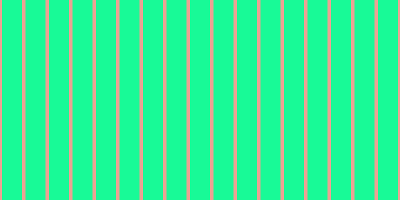 #18fa97, #eba393 vertical lines, seven pixels wide, forty pixels apart