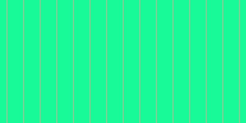 #18fa97, #eba393 vertical lines, two pixels wide, fifty-two pixels apart