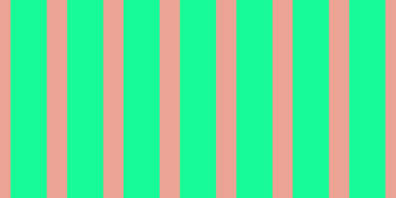 #18fa97, #eba393 vertical lines, forty-one pixels wide, seventy-three pixels apart