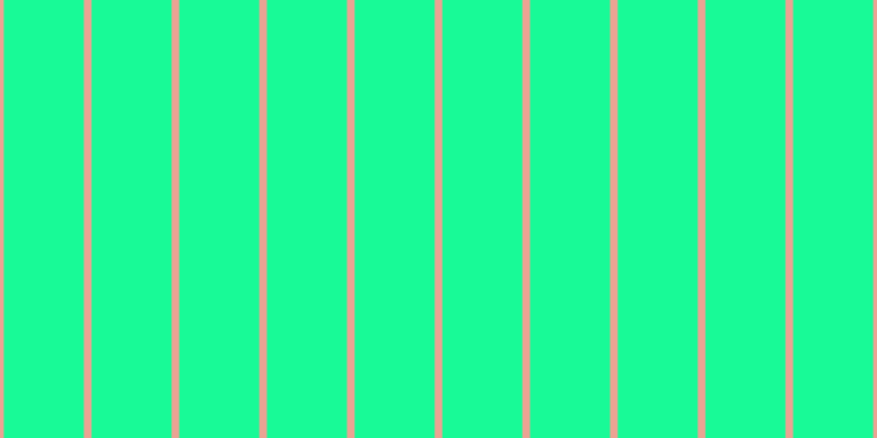 #18fa97, #eba393 vertical lines, seven pixels wide, seventy-three pixels apart