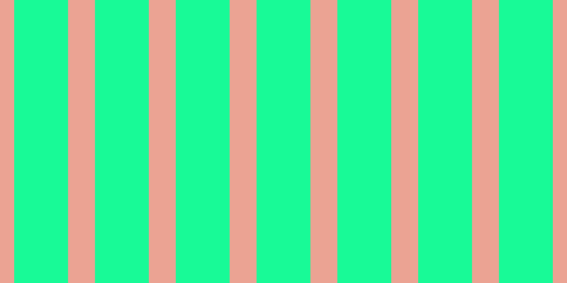#18fa97, #eba393 vertical lines, thirty-eight pixels wide, seventy-six pixels apart