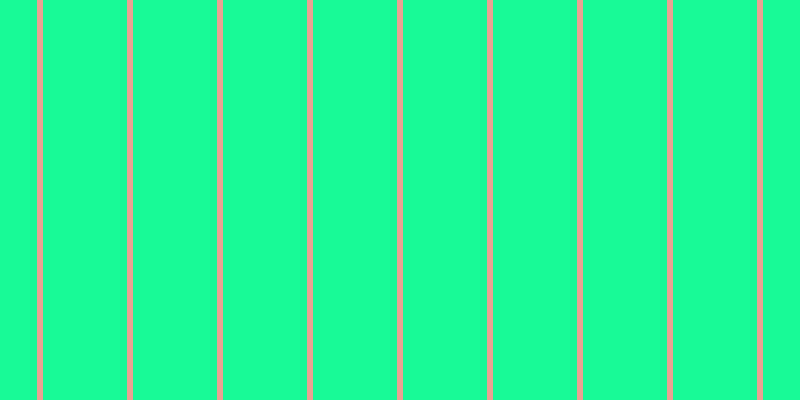 #18fa97, #eba393 vertical lines, six pixels wide, eighty-four pixels apart