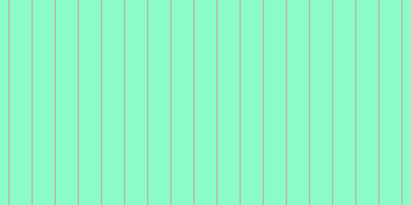 #18fa97 (50%), #caa393 vertical lines, two pixels wide, forty-three pixels apart