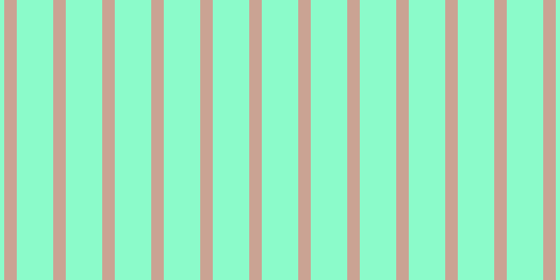 #18fa97 (50%), #caa393 vertical lines, eighteen pixels wide, fifty-two pixels apart
