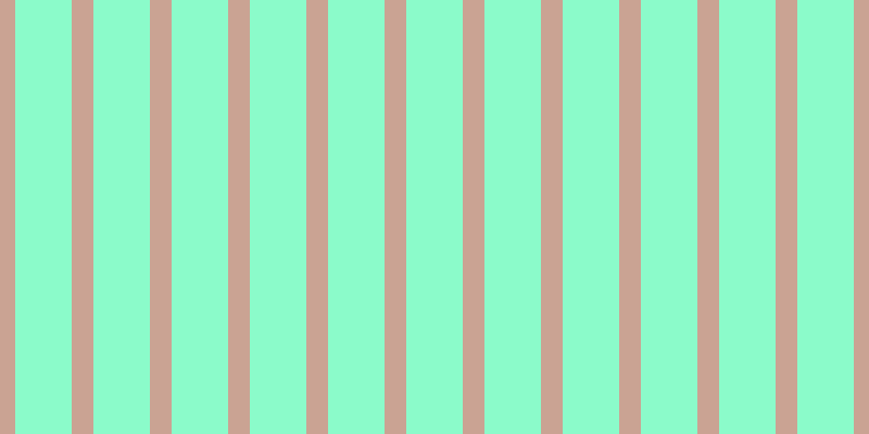 #18fa97 (50%), #caa393 vertical lines, twenty pixels wide, fifty-two pixels apart
