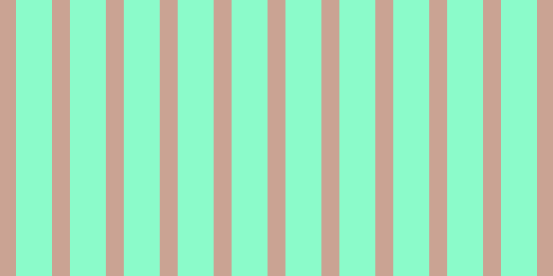 #18fa97 (50%), #caa393 vertical lines, twenty-six pixels wide, fifty-two pixels apart