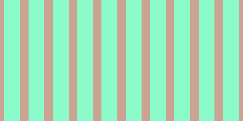 #18fa97 (50%), #caa393 vertical lines, twenty-eight pixels wide, fifty-two pixels apart