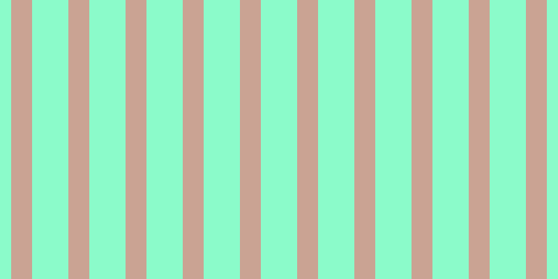 #18fa97 (50%), #caa393 vertical lines, thirty pixels wide, fifty-two pixels apart