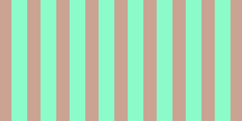 #18fa97 (50%), #caa393 vertical lines, forty-four pixels wide, fifty-two pixels apart