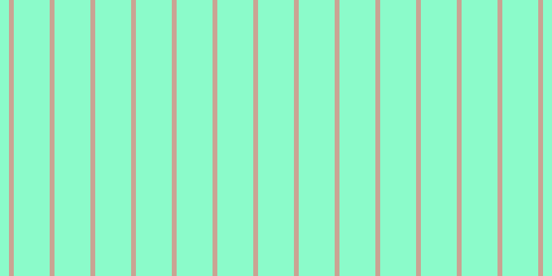 #18fa97 (50%), #caa393 vertical lines, seven pixels wide, fifty-two pixels apart