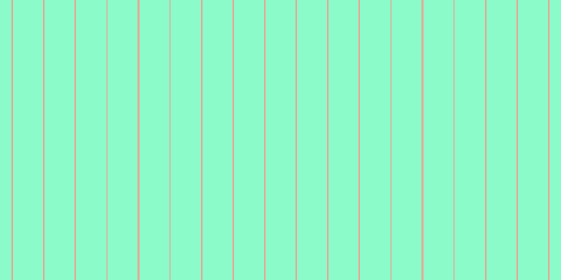 #18fa97 (50%), #eba393 vertical lines, two pixels wide, forty-three pixels apart
